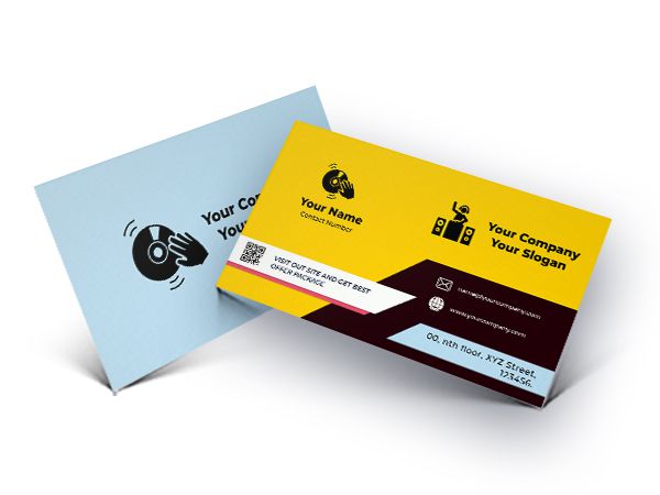 Dj Visiting Cards Printing Online Business Card For Dj Dinacolorlab