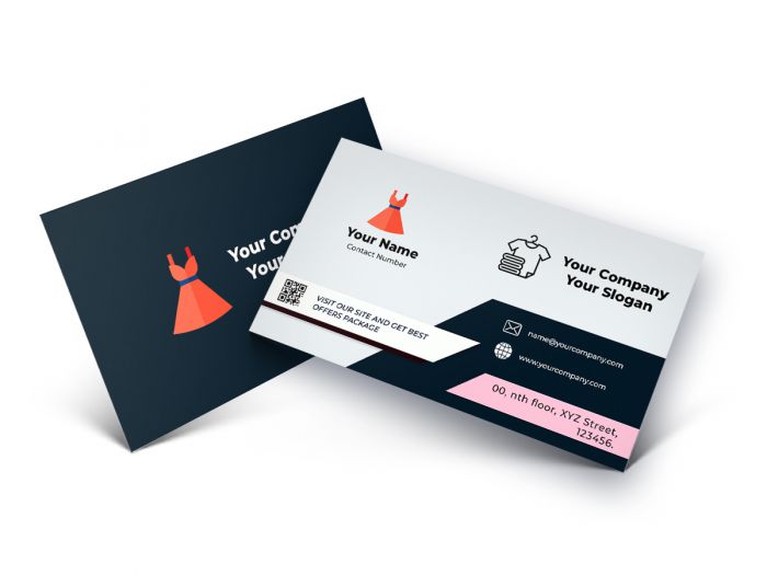 Garment Visiting Cards Printing Online Business Cards For Garments Dina Color Lab